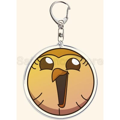 De Uilenhuis Sleutelhanger Luz Noceda King Eda Hooty Acryl Sleutelhanger Hanger Sleutelring Sleutelhangers voor Tas Hanger Accessoires Cadeau beige