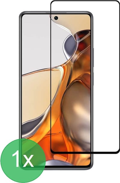 Geschikt Voor: Xiaomi 11T / 11T Pro Full Screenprotector 1x - screen protector - volledige glas - bescherming - beschermglas - ZT Accessoires