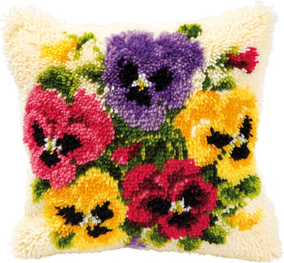 Vervaco - Knoopkussen kit - Kleurige bloemen - PN-0014171 - Borduren - Borduurpakket - Borduurpakket volwassenen - Borduurpakket kind