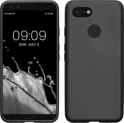 kwmobile telefoonhoesje geschikt voor Google Pixel 3 - Hoesje voor smartphone - Back cover in metallic grijs