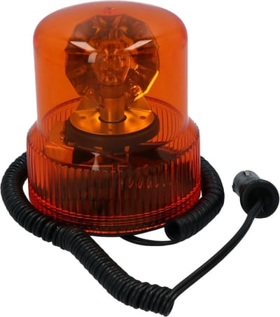 Carpoint Zwaailamp Oranje – 12V – 3m Spiraalkabel – CE Keur – Voor Extra Zichtbaarheid & Veiligheid
