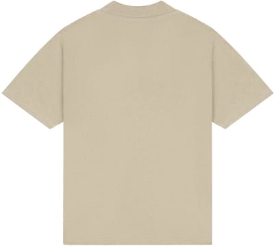 Malelions emblem towelling t-shirt in de kleur bruin.