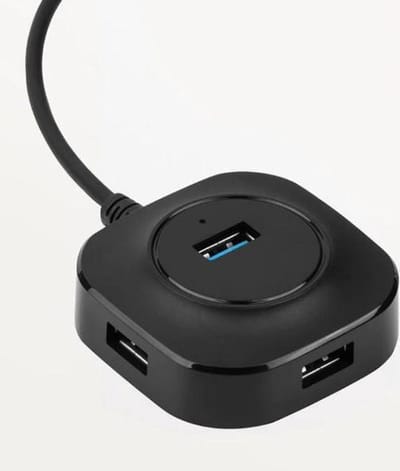 4 Port USB HUB - USB 2.0 en Micro USB uitgang adapter naar USB