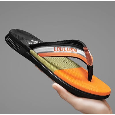 Zomer Hoge Kwaliteit Merk Heren Slippers Zomer Strand Slippers Heren Outdoor Casual Sneakers Ademende Heren Strand Slippers 45 black