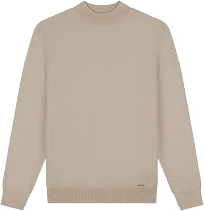 Malelions Knitted Mockneck Sweater