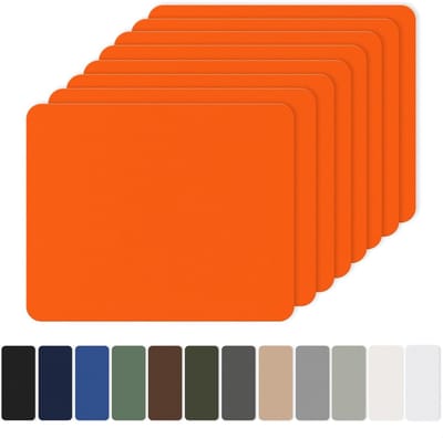 Waterdichte Zelfklevende Nylon Patches 20x15cm - Ideaal voor Tent, Slaapzak en Donsjack - Set van 8 Oranje Reparatie Patches
