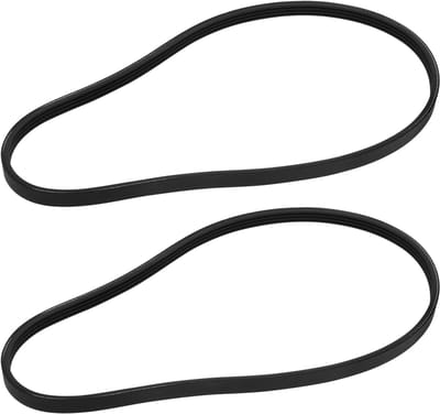 2 Stuks Rubberen Aandrijfriem 10mm x 600mm - Synchrone Riem voor Elektrische Lintzaag