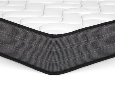 Vente-unique Set 160 x 200 cm bedbodem met opbergruimte, wit + matras met pocketveren van 20 cm dik - AMBRACIE van YSMÉE