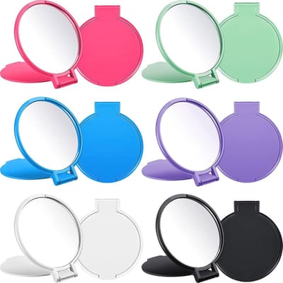 Compacte ronde opvouwbare spiegels voor vrouwen - Mini geschenken en feestartikelen (40 stuks)