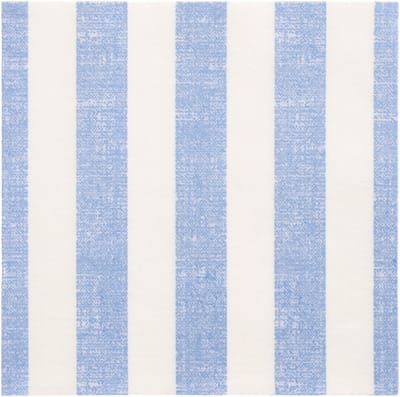 8x 20 Servetten ROYAL Collection 1/4 vouw 40 cm x 40 cm blauw Lines