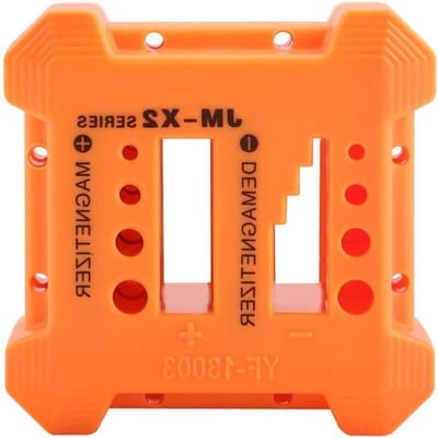 Draagbare magnetiseur en demagnetiseur voor precisiewerk met schroevendraaiers en bits, ideaal voor hobbyisten en professionals