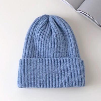 Nieuwe Candy Colors Vrouwen Gebreide Muts Warme Zachte Trendy Muts Kpop Stijl Wollen Muts Elegante All-match Muts 54cm-58cm