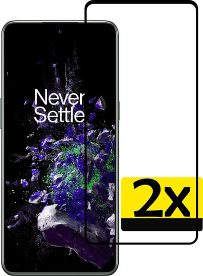 Screenprotector - Geschikt voor OnePlus 10T - 2 Stuks - Full Cover - Beschermglas - Gehard Glas - Tempered Glass - Screen Protector