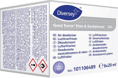 Good Sense navulling voor automatische luchtverfrisser, Shea & Sandalwood, pak van 6 stuks 2 stuks
