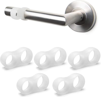 Transparante Deurklinkbuffers - Set van 5 - Stopbuffer en Wandbescherming
