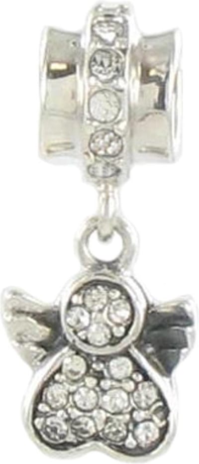 Quiges - 925 - Zilveren - Bedels -Sterling zilver - Beads - Engeltje Kraal Charm - Geschikt – voor - alle bekende merken - Armband Z647