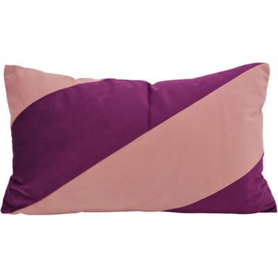 NOVÉE Velvet swirl oudroze / aubergine | 30 x 50 cm | kussenhoes | polyester