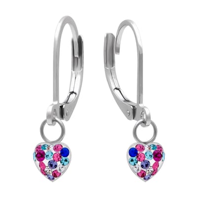 WeLoveSilver Kinderoorbellen Hartvorm - Chirurgisch Staal - 6 mm