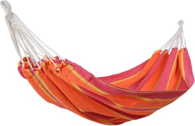 Hangmat - Schommeldoek Tuindoek - Ontspannen Buiten - Polykatoen Stof - 240 x 160 cm - Gekleurd