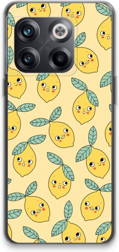 Case Company® - Hoesje geschikt voor OnePlus 10T hoesje - Citroenen - Soft Cover Telefoonhoesje - Bescherming aan alle Kanten en Schermrand