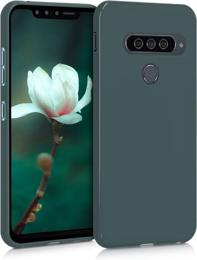 kwmobile telefoonhoesje geschikt voor LG G8s ThinQ - Hoesje voor smartphone - Back cover in blauwgroen