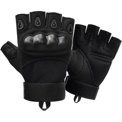 Halfvingerhandschoenen Buitenactiviteit Militaire Tactische Handschoenen Atletische Schiet Sport Jacht Airsoft Motorfiets Fiets Handschoenen M zwart