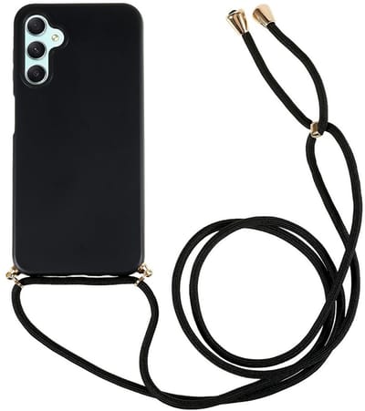 Coverup Hoesje - Geschikt voor Samsung Galaxy S26 Plus Hoesje - Coverup TPU Back Cover met Koord - Biologisch Afbreekbaar - Zwart