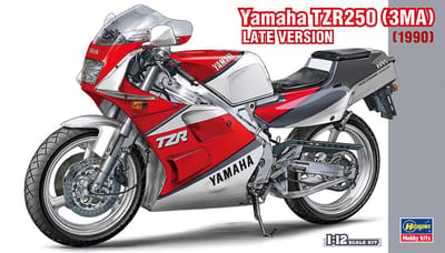 Hasegawa Modelbouwpakket Motorfiets - 21776 Yamaha TZR250 3MA Late Versie - Japanse Motorfiets Plastic - 1:12 - Modelbouw