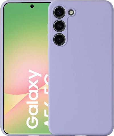Hoesje geschikt voor Samsung Galaxy A56 hoesje zacht siliconen- Arara backcover - Lila