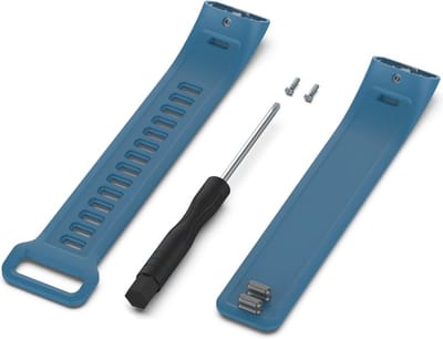 Siliconen bandje - geschikt voor Huawei Band 2 / Band 2 Pro - donkerblauw