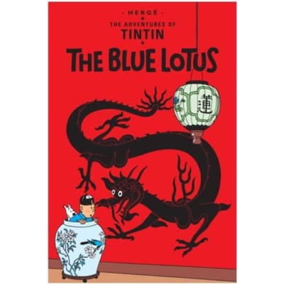 The Blue Lotus - The Adventures Of Tintin - Herge