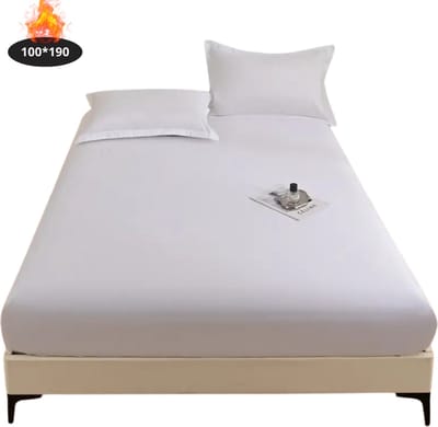 Nivard Waterdicht Hoeslaken - Beddengoed - Fitted Sheet - Bed - Wit 100x190