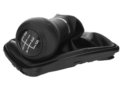 Modecar VW Bora Golf IV - Versnellingspookknop Zwart - 5 Versnellingen - Met Boot - Montagegat 12mm