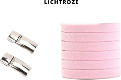 Beste Veters - Veters - Veters elastische - Veters Magnetische - Schoenaccessoires - Veters 100 cm - Veters roze