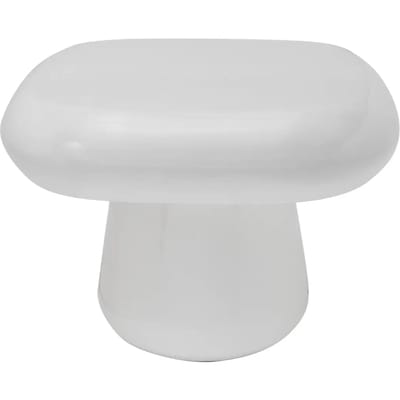Leitmotiv Bijzettafel Roca - Wit - 49x49x36cm - Modern