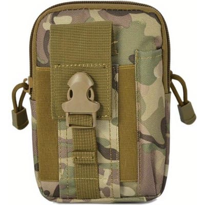 Pochette Sac banane multifonction Étui tactique Sac ceinture Pochette portefeuille Sac à main Étui pour téléphone