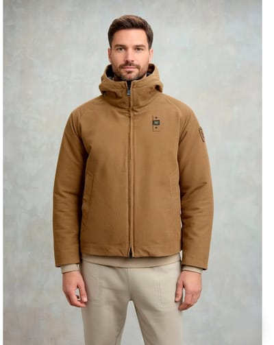 Blauer Bruin fluwelen luikjasje