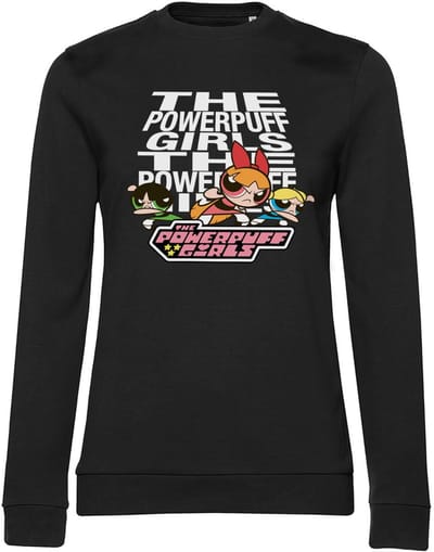 Power Puff Girls Dames-sweatshirt Powerpuff Girls Girly Sweatshirt WB-53-PPG001-DTF844