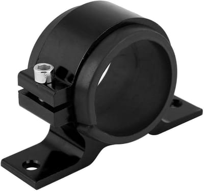 Aluminium Bevestigingsbeugel voor 50mm Brandstofpomp - Enkele Filterklem, Duurzaam en Lichtgewicht Ontwerp