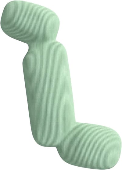 Lichaamskussen - Zijslapen Kussen - Comfortabel Slapen - Zeepaardje Vorm - 93x40x13cm - Groen
