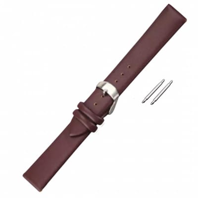 Horlogebandje- 18 mm- Bruin- Leer - Charme Bijoux