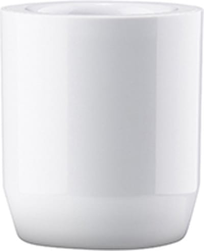 Zone Denmark Suii Tandenborstelbeker - Beker voor Tandenborstels - Tandenborstelhouder - Toilet & Badkamer Accessoires - 9 x 7,8 cm - Wit
