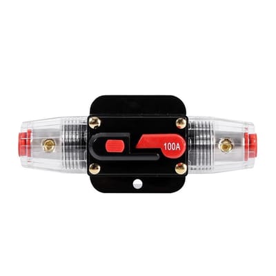 Shopcentral - 12V safety window - waterproof - hoge kwaliteit - 100A circuit breaker - betrouwbaar en veilig - geschikt voor auto en boot - 24V