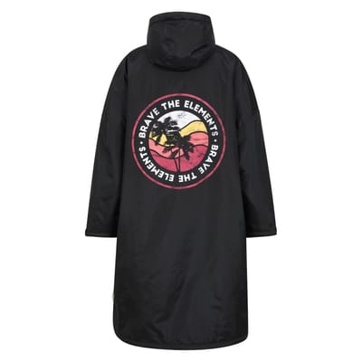 Mountain Warehouse Waterdichte badjas voor dames/dames (Zwart)