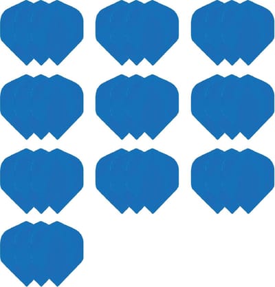 10 Sets (30 stuks) Dragon Poly flights Multipack - Blauw