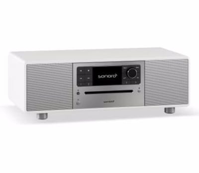 SONORO Prestige 2025 All-in-One-Muzieksysteem - Zilver/Wit