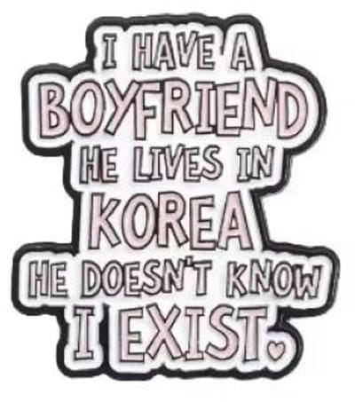 Pin Broche - enamel pin - kledingspeld - Korea boyfriend
