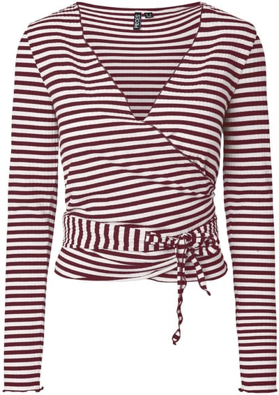 Pieces Top PCLAYA LANGE MOUWEN