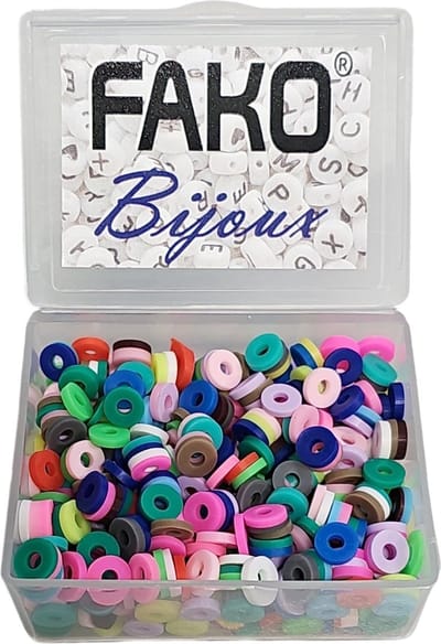 Fako Bijoux - Katsuki Disc Kralen Box - Polymeer Kralen - Surf Kralen - Kleikralen - 6mm - 700 Stuks - Mix 6