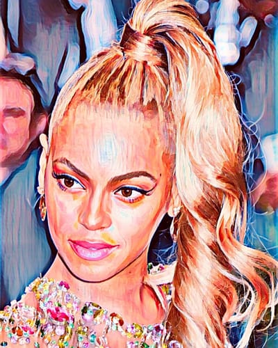 Beyonce 1 - Canvas - 50 x 70 cm